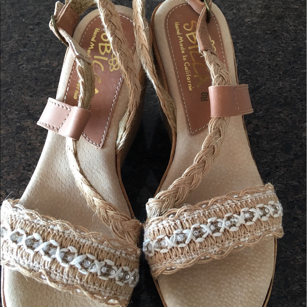 Sbicca wedges neutral color
