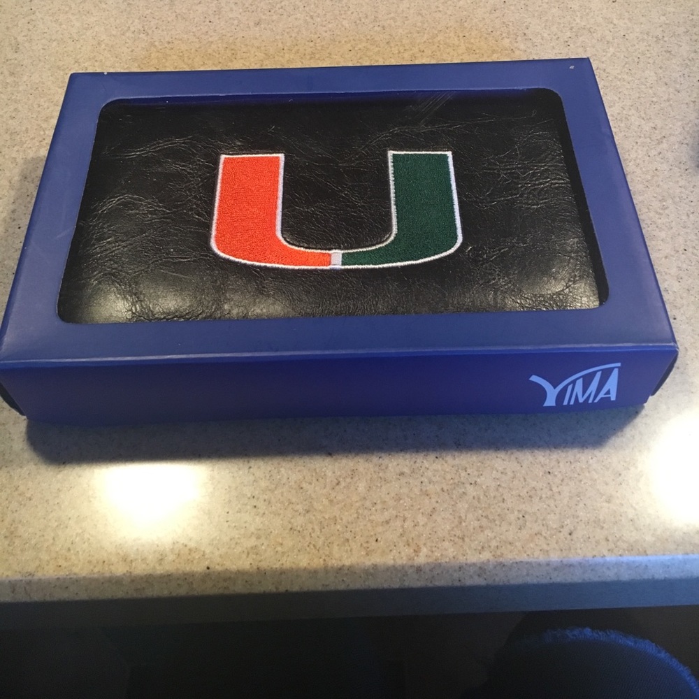 Brand new University of Miami wallet