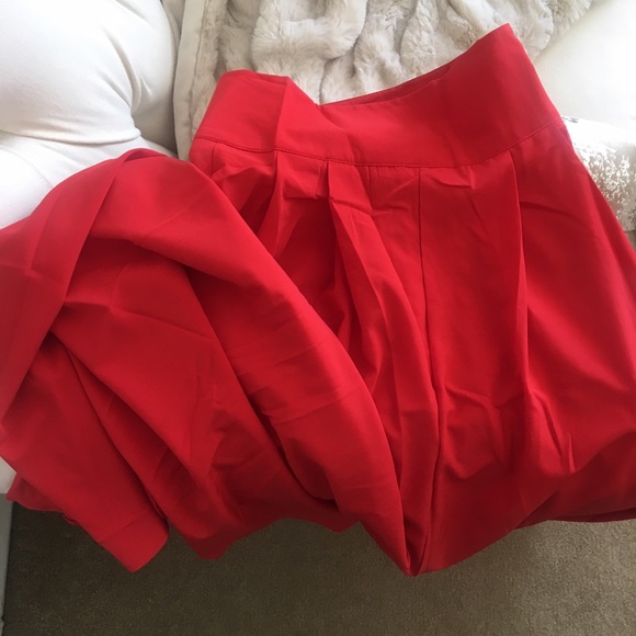🎉HP🎉 Red fluted Skirt - Picture 5 of 7