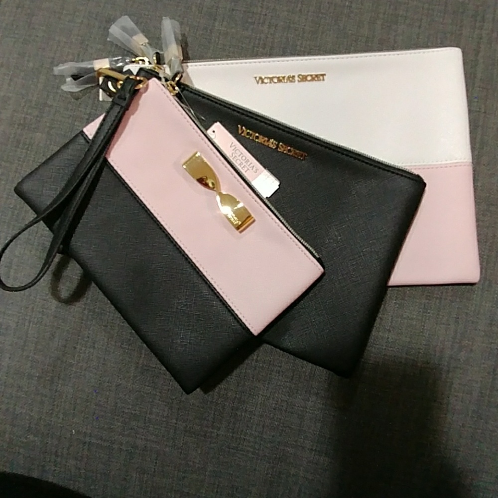 Nwt Victoria's Secret clutch wristlet bag trio - Picture 1 of 7