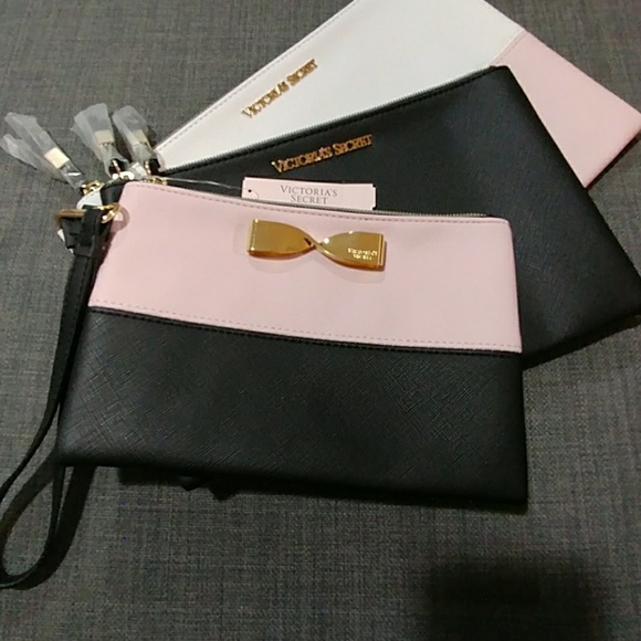 Nwt Victoria's Secret clutch wristlet bag trio - Picture 2 of 7