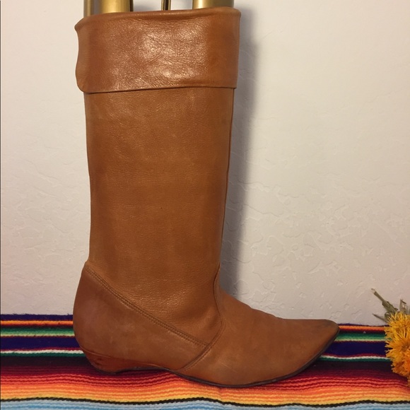 VINTAGE Handmade Argentinian Leather Boots - Picture 1 of 5