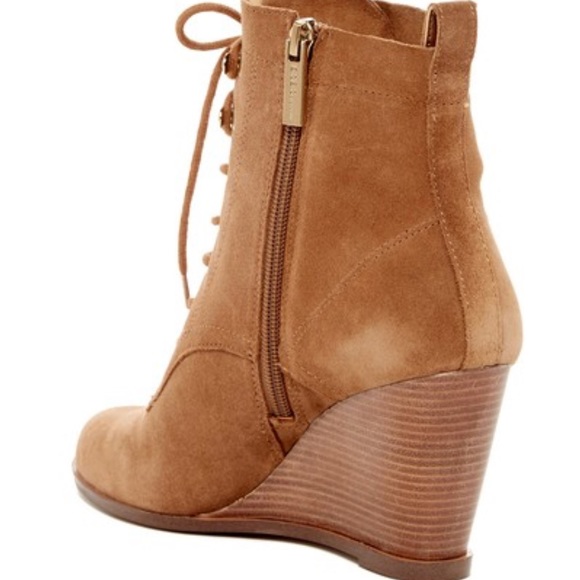 BCBG "Wiley" Wedge Bootie Brown (11) NEW - Picture 2 of 3