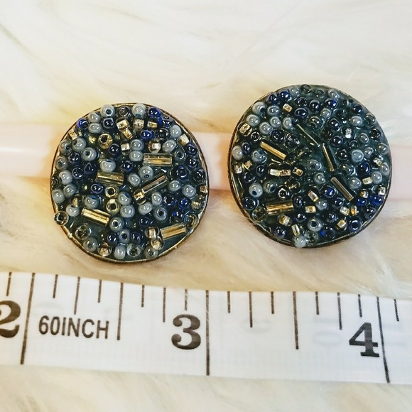 ❇️ Beaded clip on earrings ❇️ - Picture 1 of 2