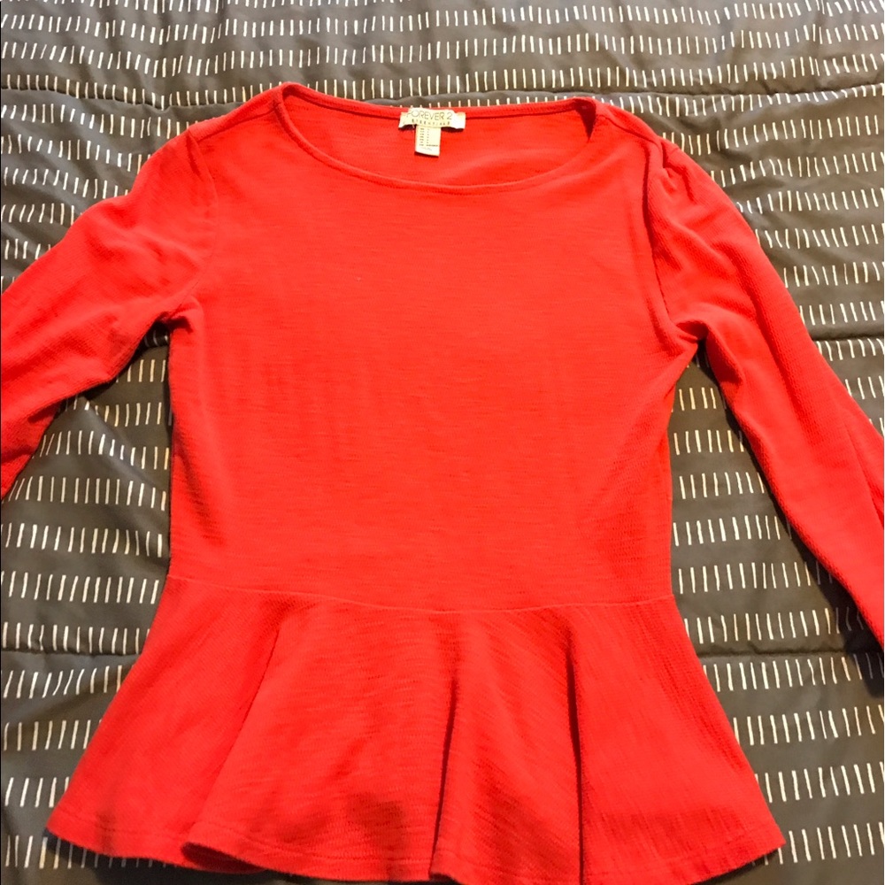 Forever 21 peplum top