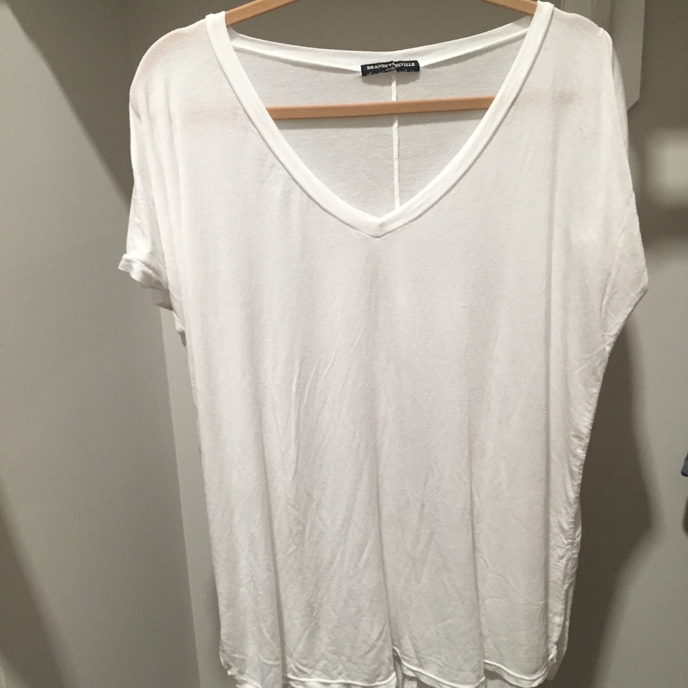 Brandy White Sharon Top