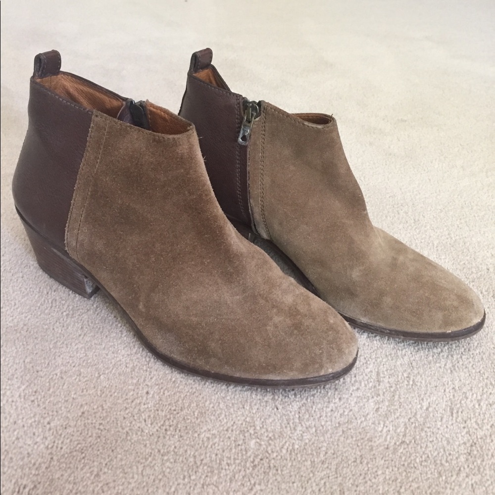 Madewell Suede/Leather booties