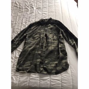 Camo Button-Up