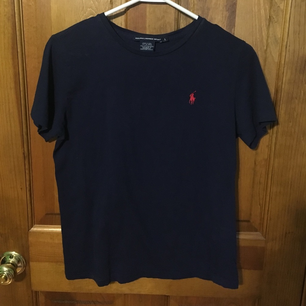 Ralph Lauren polo sport navy shirt large