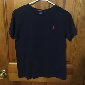 Ralph Lauren polo sport navy shirt large