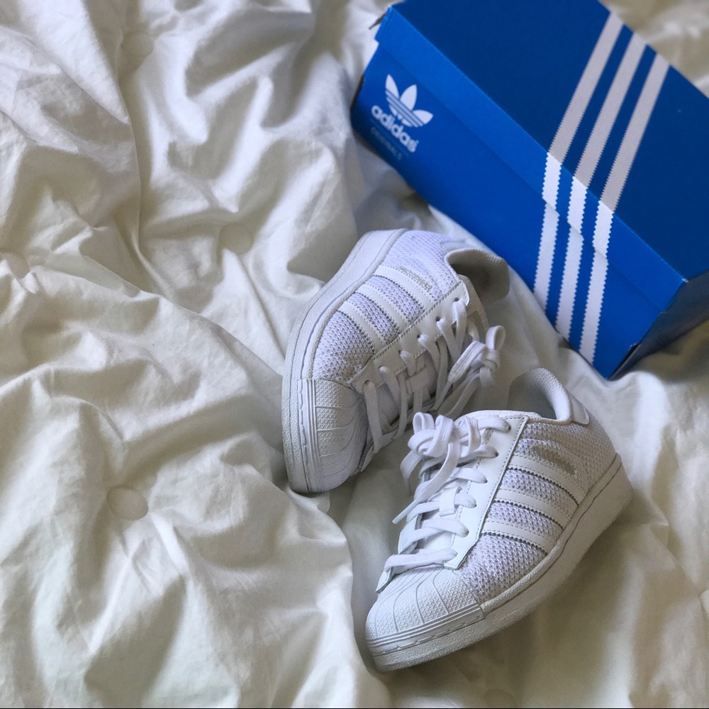 adidas 'superstar' mesh sneaker