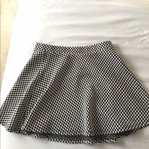 Houndstooth Skater Skirt