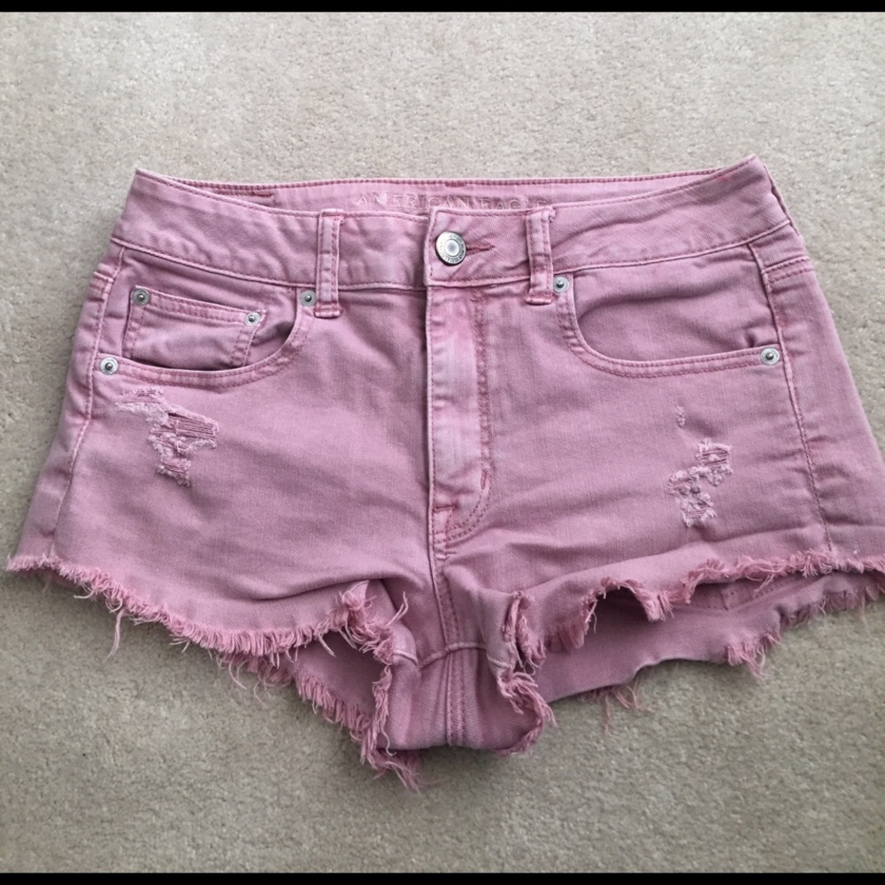 American Eagle Hi-Rise Festival Shorts