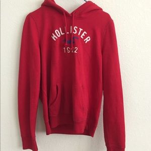 Red hollister sweater