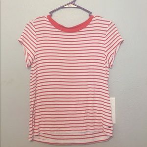 A red striped shirt