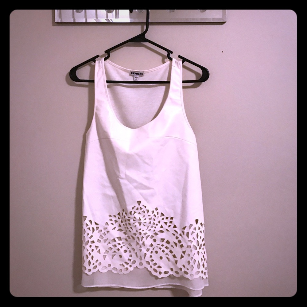 Express Faux Leather Tank