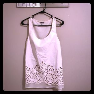 Express Faux Leather Tank