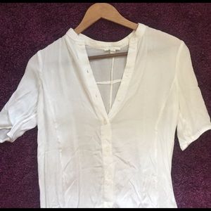 COS white blouse