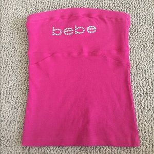 bebe Tub Top, pink