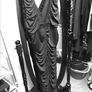 WOMEN'S BLACK ELEGANT DRESS