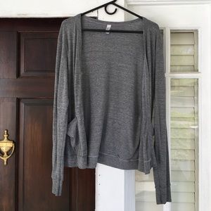 American apparel size small cardigan