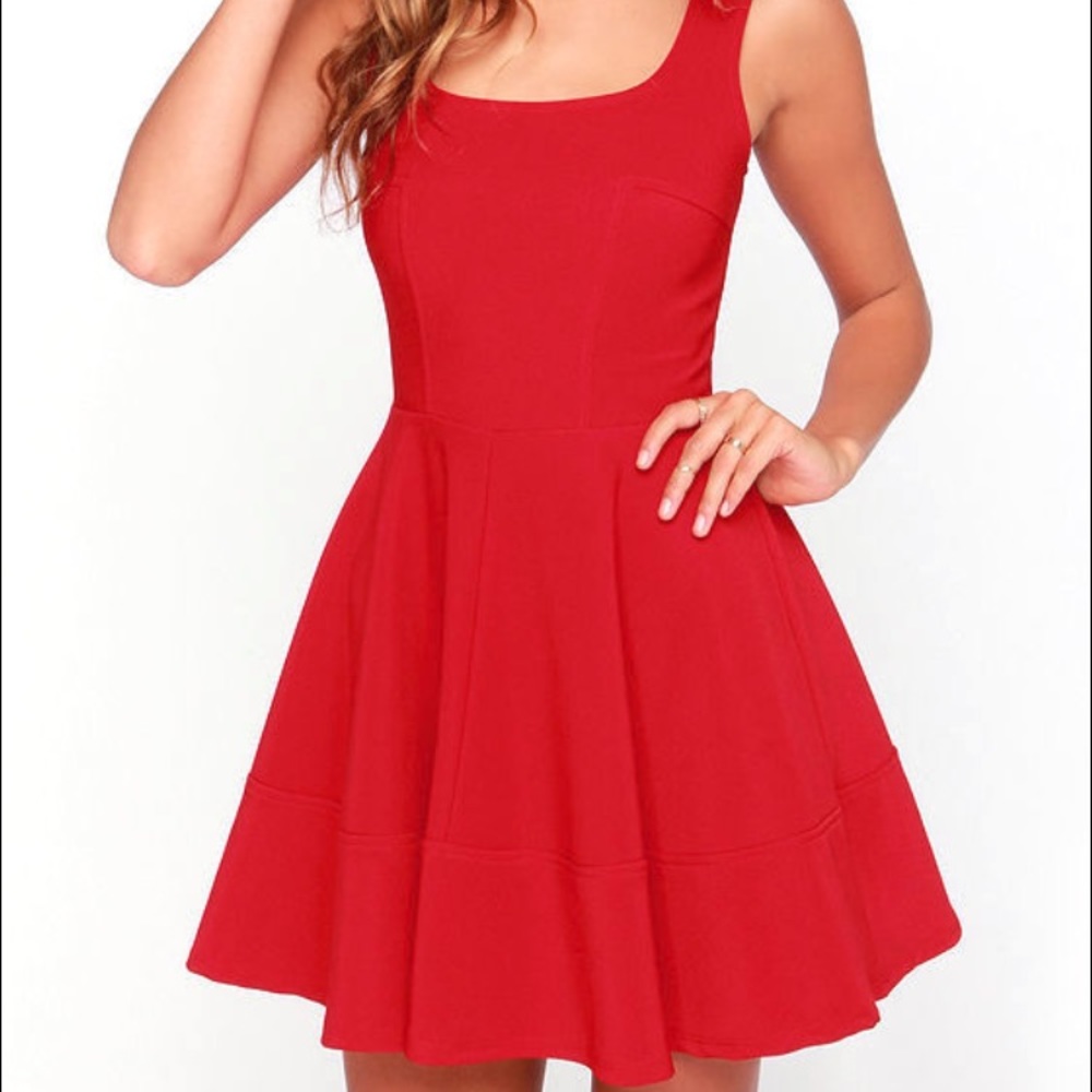 Lulu's red dress NWT
