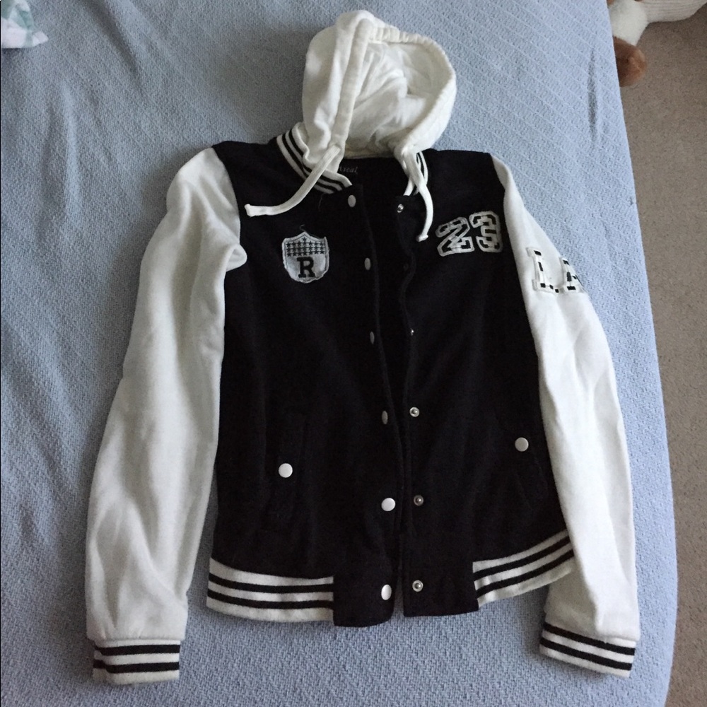 Cotton letterman jacket