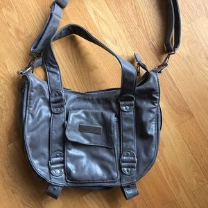 Jujube earth leather diaper tote bag