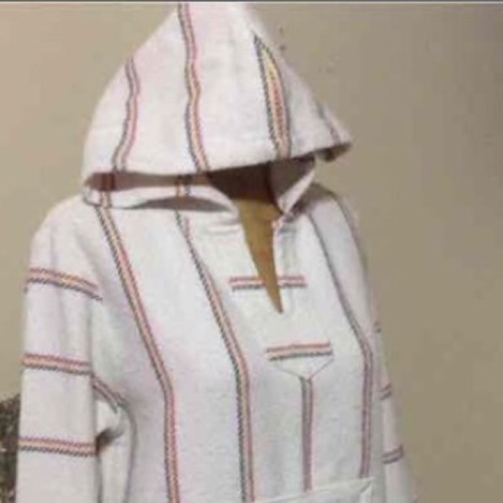 Roxy Striped Poncho