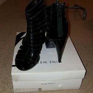 Patent leather heels