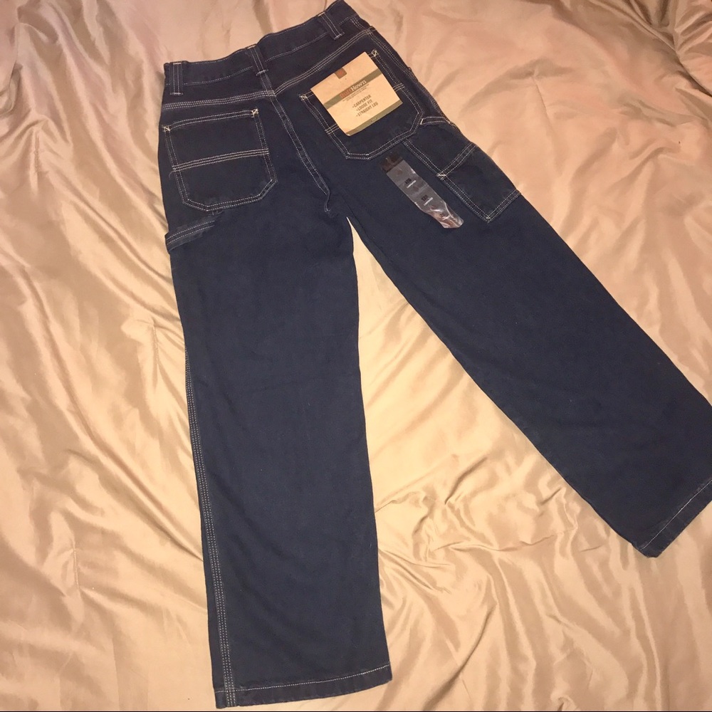 Ruff Hewn Carpenter Dark Jeans Sz 12 100% Cotton