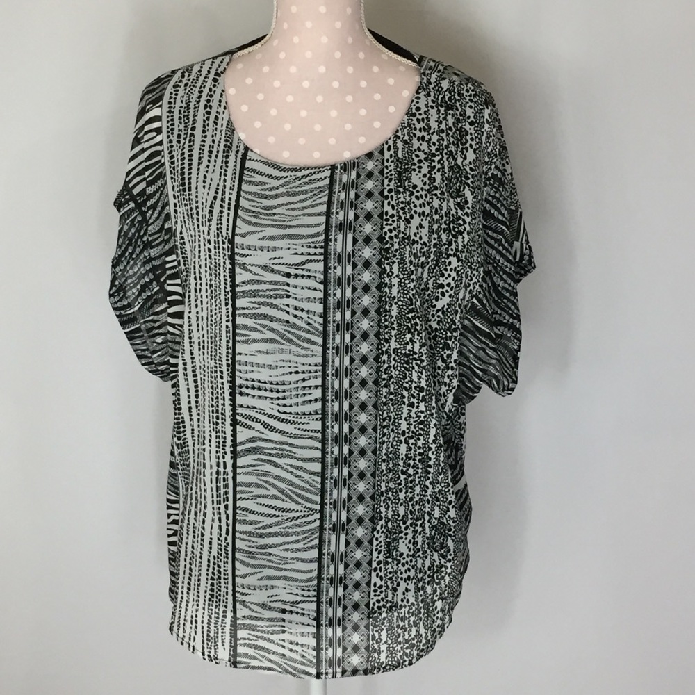 Joseph A Overlay Tunic Size L - Picture 1 of 8
