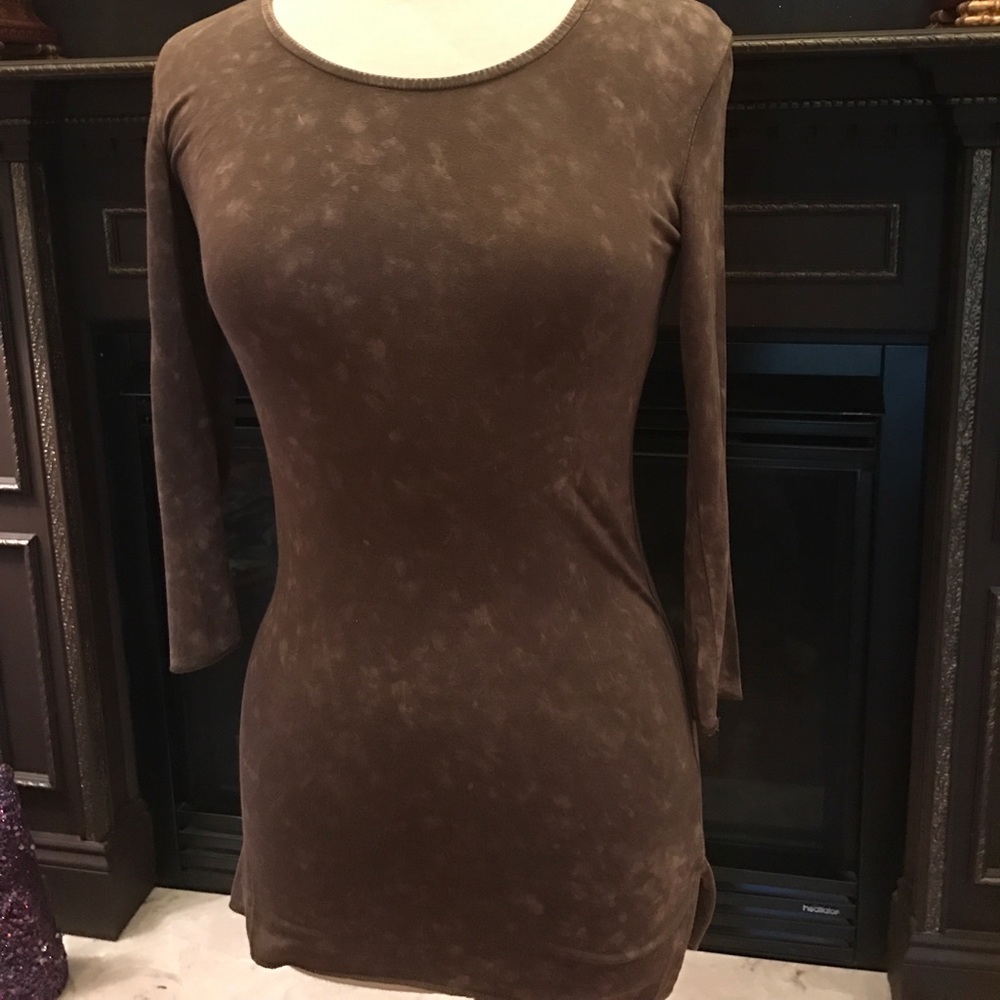 POL soft brown tunic