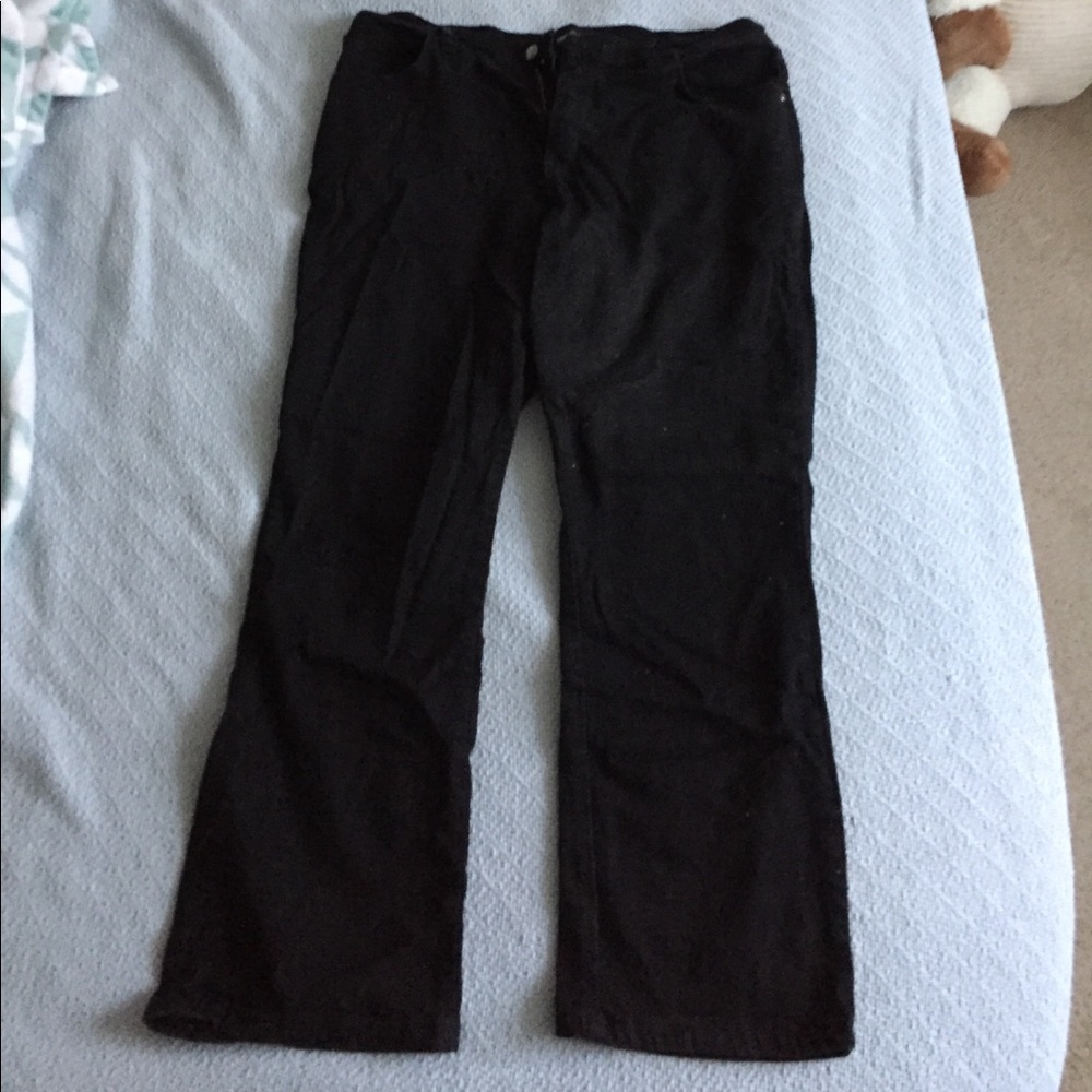 Lee Black boot cut jeans