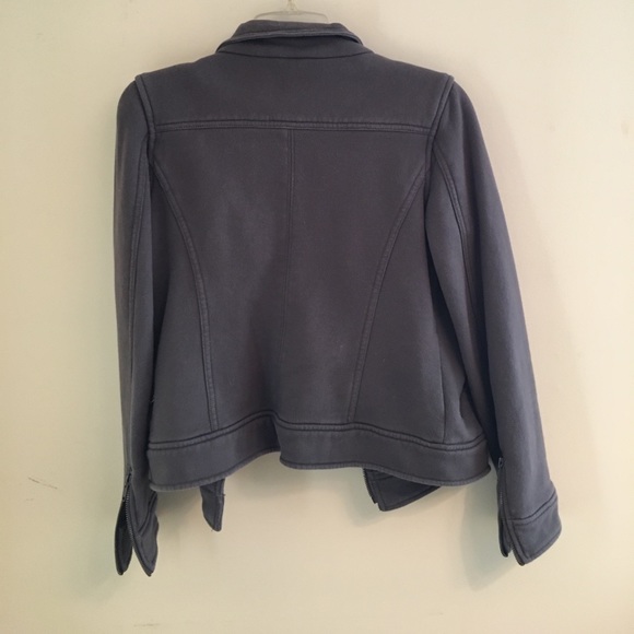 Gap grey cotton Moto jacket! - Picture 3 of 3