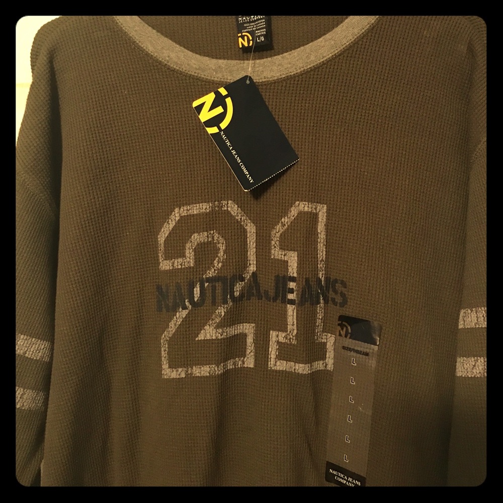 Green nautica thermal long sleeve