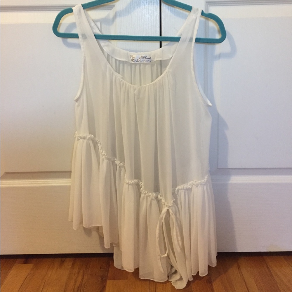 Asymmetrical White Top!