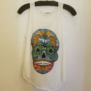 Skull tank top