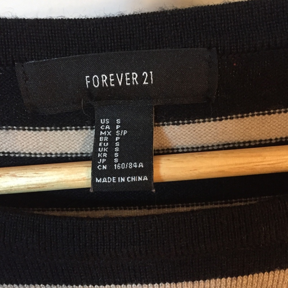 Striped sweater dress - Picture 3 of 3