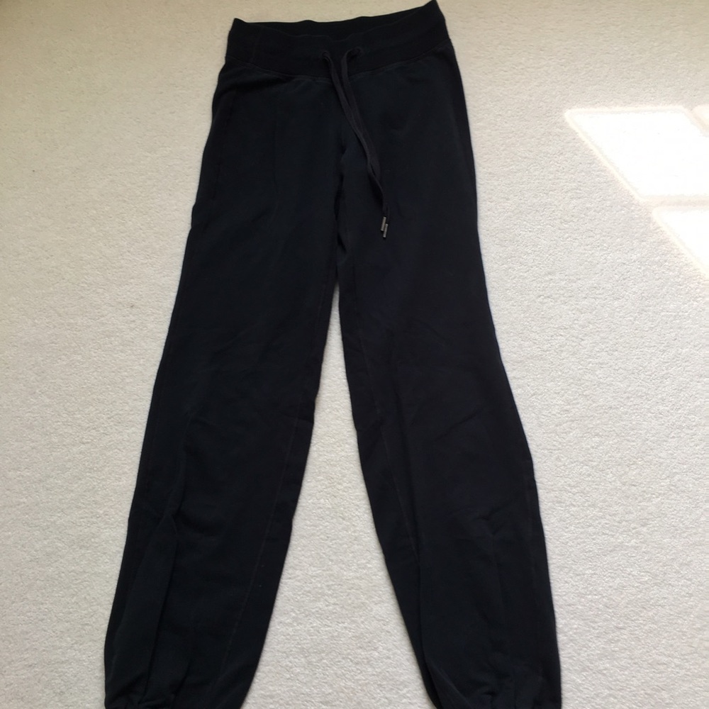 Lululemon sweatpants with gathered ankle