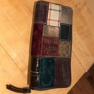 Coach patchwork wallet