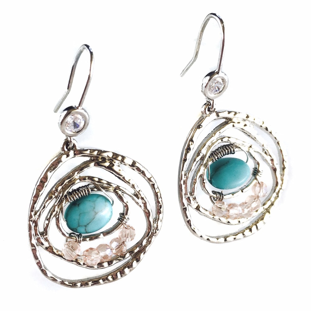 Handmade Turquoise Style Earrings