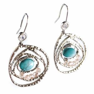 Handmade Turquoise Style Earrings