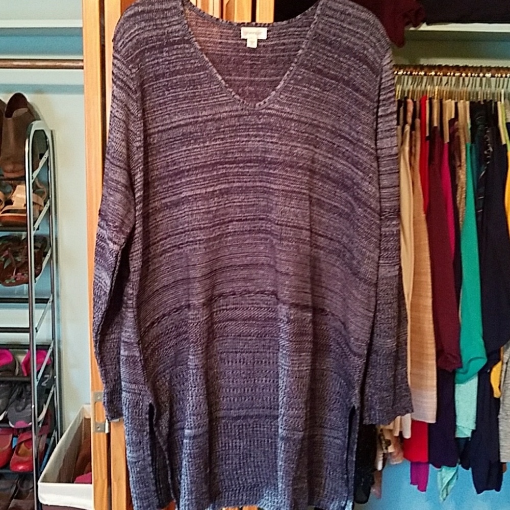 Light weight sweater. Blue never worn