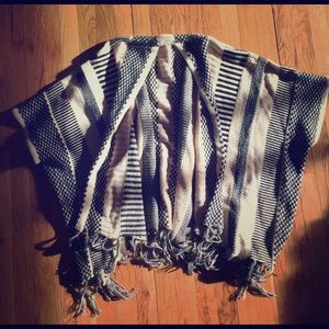 Francesca's: Oversized, Aztec sweater poncho