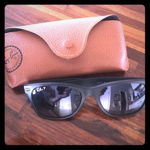 Ray ban black frame sunglasses