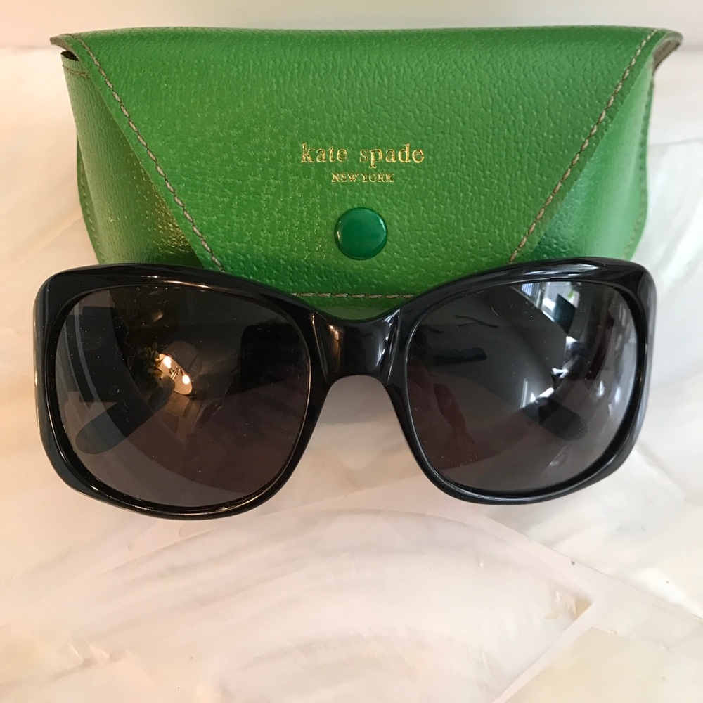 Kate Spade black with rhinestones on the side