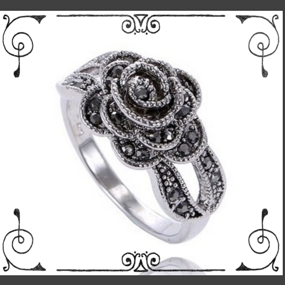 🌺 BLACK ROSE RING 🌺