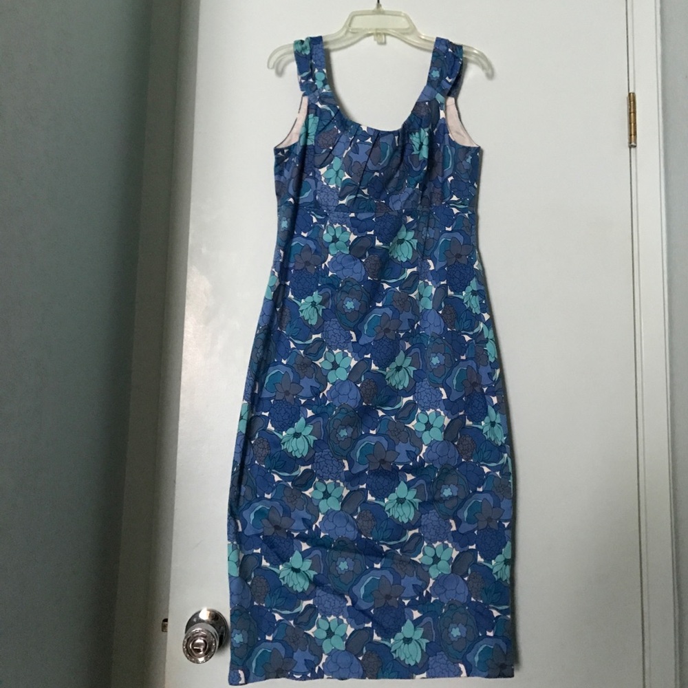 Maggy London Blue Floral Dress