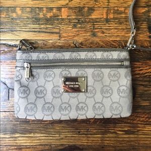 Michael Kors Grey Wristlet